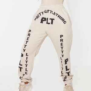 Graphic Print Plt Joggers